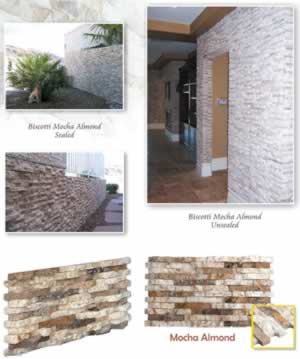 Mocha Almond Biscotti Stone Veneer Las Vegas USA