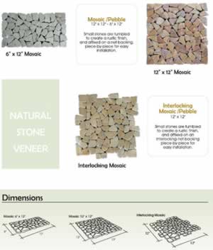 mosaic pebble stone
