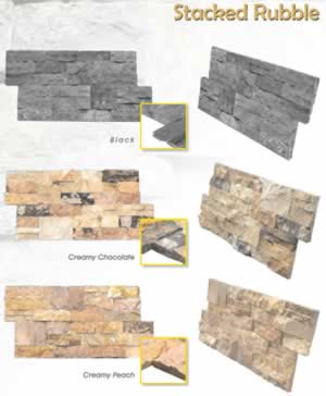 stacked rubble