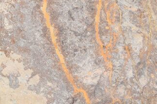 Sandblasted natural stone veneer panel in Browny