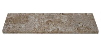 Natural stone wall cap and coping with a straight edge in Baltic