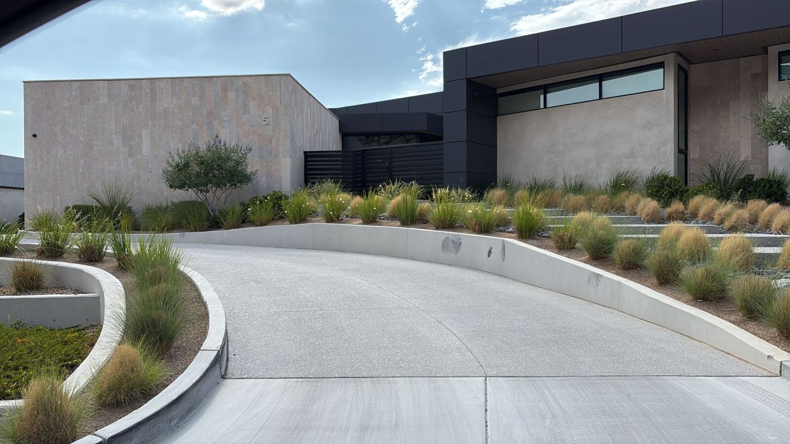 Natural stone landscape project
