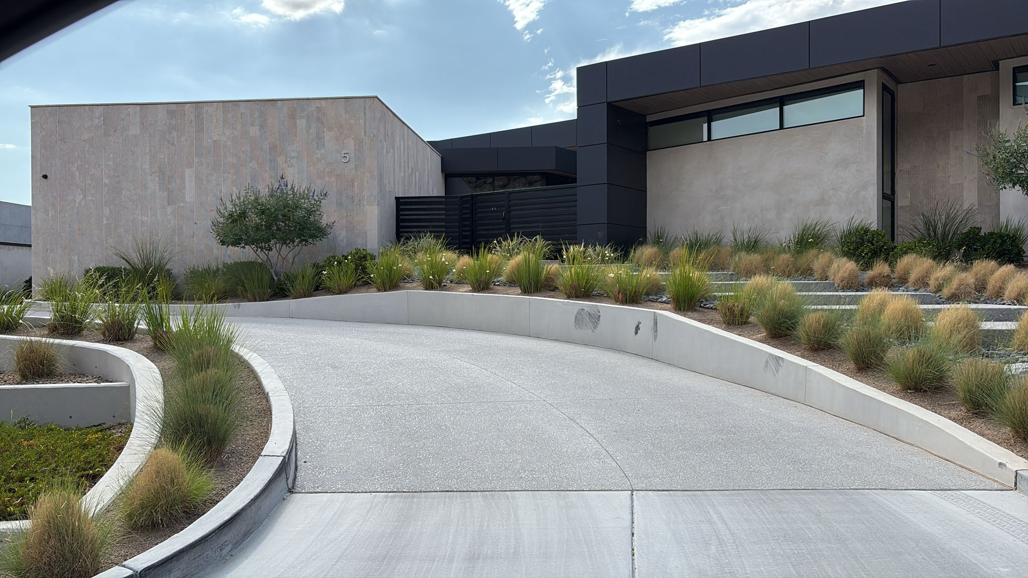 Natural stone landscape project