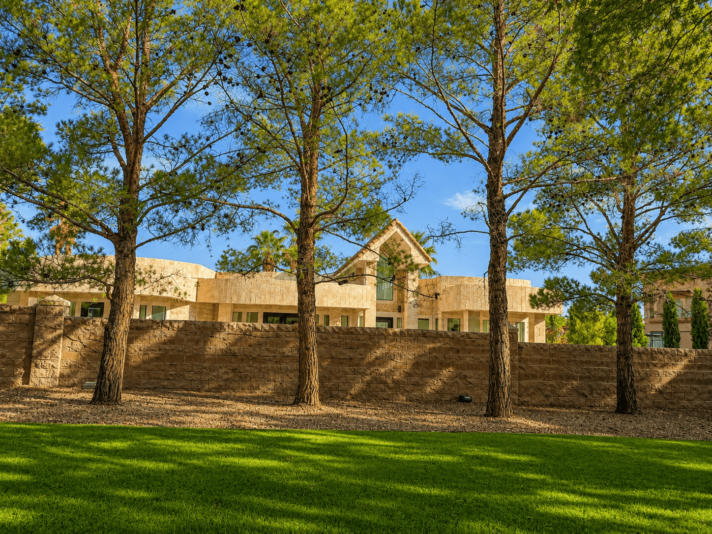 Natural stone landscape project