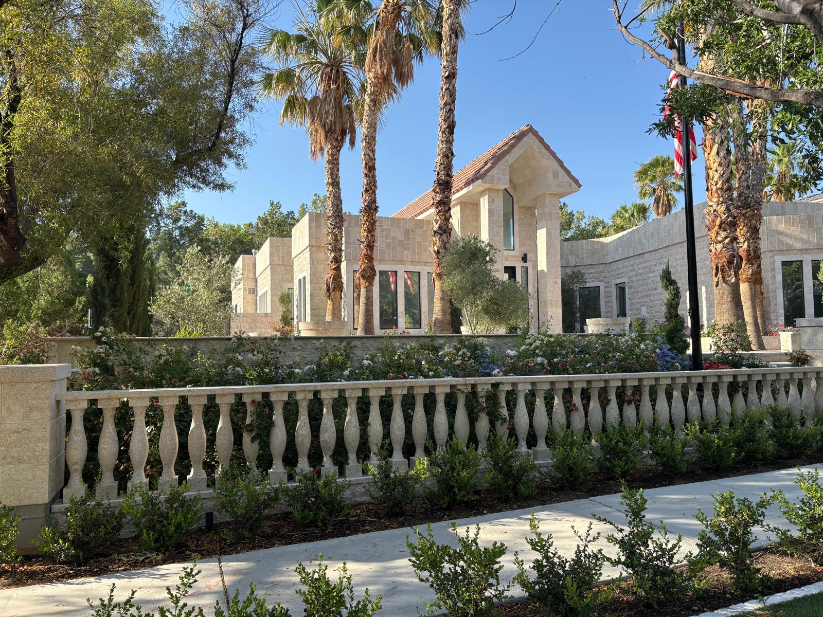 Natural stone landscape project