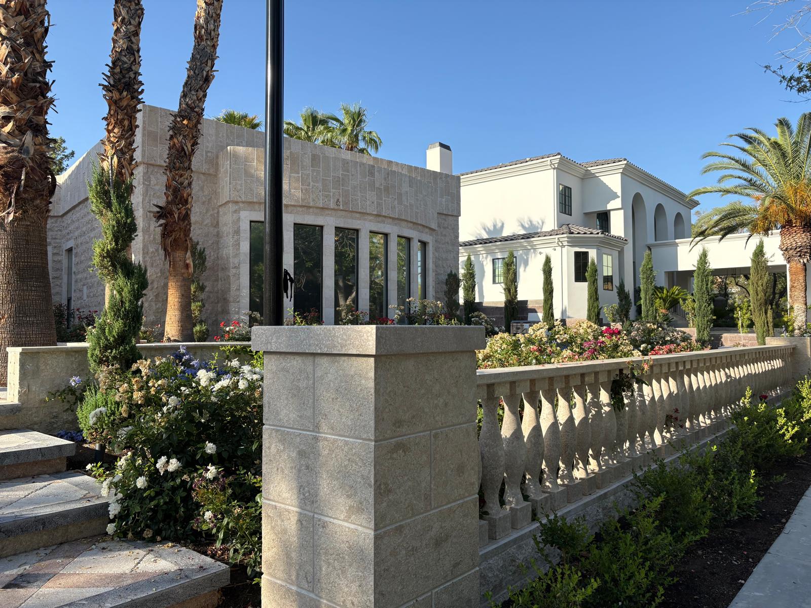 Natural stone landscape project