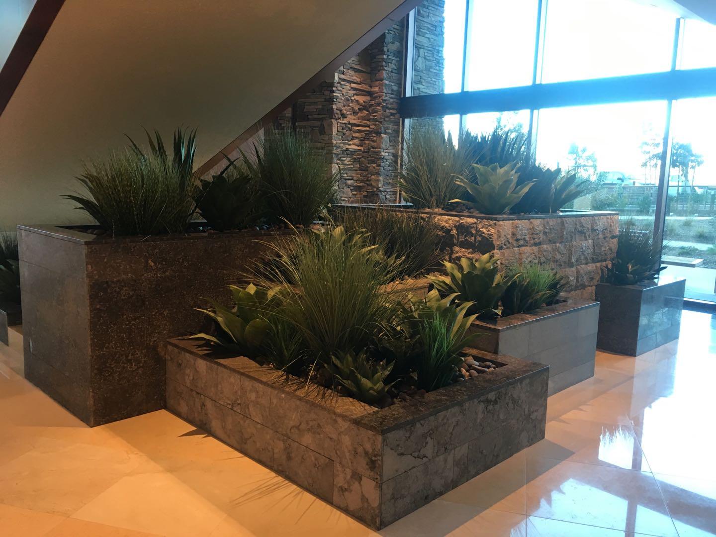 Natural stone landscape project