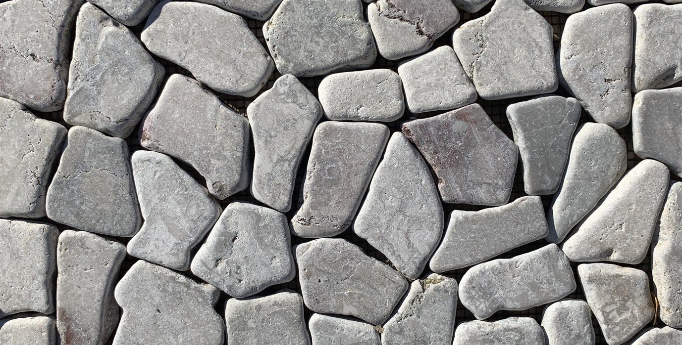 Natural stone mosaic for landscaping and pools in Adam Blue